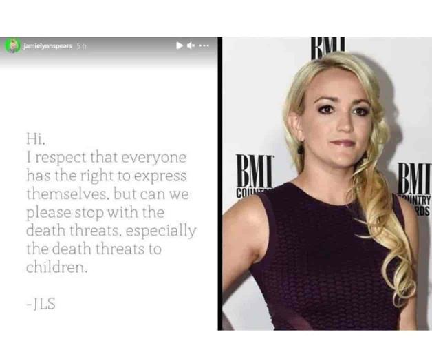 Recibe hermana de Britney Spears amenazas de muerte Recibe hermana de Britney Spears amenazas de muerte