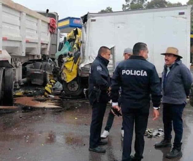 Reportan fuerte choque en libramiento de SLP Reportan fuerte choque en libramiento de SLP