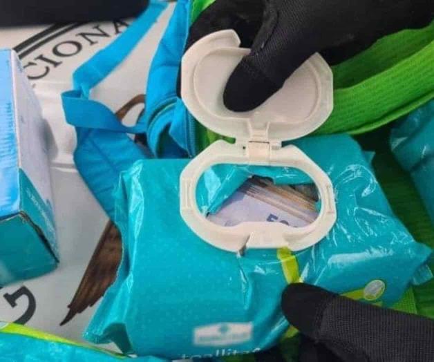 Ocultan más de 2mdp en paquetes de toallas húmedas para bebés Ocultan más de 2mdp en paquetes de toallas húmedas para bebés