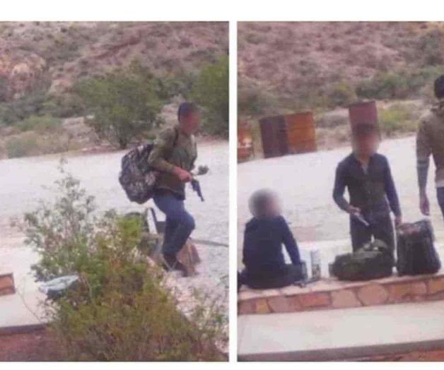 Detienen a ilegales que roban armas en una casa Detienen a ilegales que roban armas en una casa