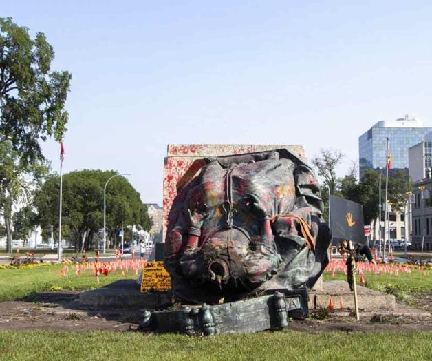 Condena Trudeau quema de iglesias Condena Trudeau quema de iglesias