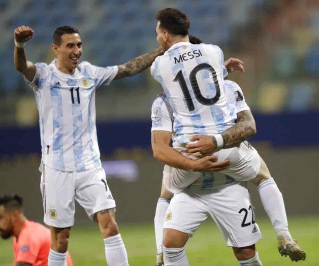 Carga Messi con Argentina