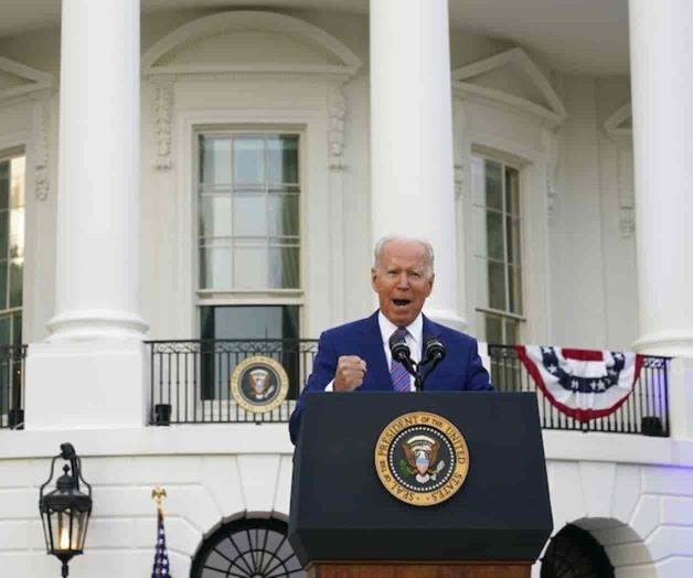 Festeja Biden recuperación Festeja Biden recuperación