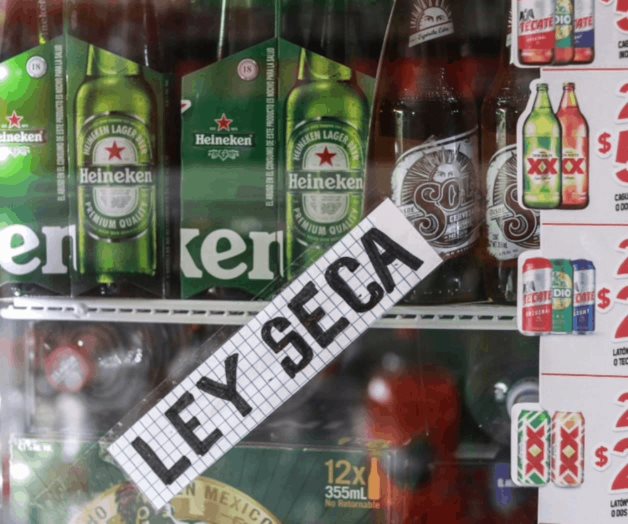 Aplican ‘Ley Seca’ entre alerta roja Aplican ‘Ley Seca’ entre alerta roja