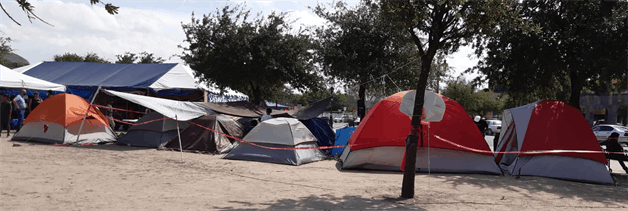 Detectan 30 nuevos casos de Covid en campamento de migrantes Detectan 30 nuevos casos de Covid en campamento de migrantes