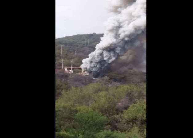 Se registra incendio en mina de Santa Bárbara, en Chihuahua Se registra incendio en mina de Santa Bárbara, en Chihuahua