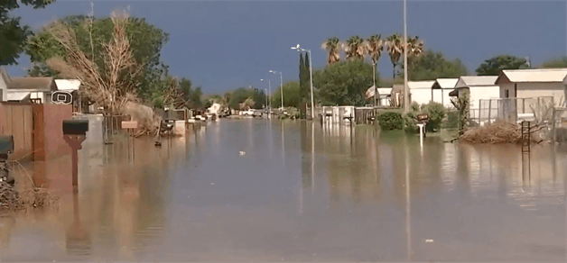 Golpean lluvias a tres ciudades: Weslaco, Donna y Mercedes, las afectadas