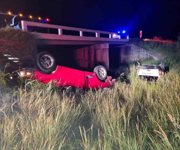 Fatal accidente carreterero; tres muertos y 9 lesionados 