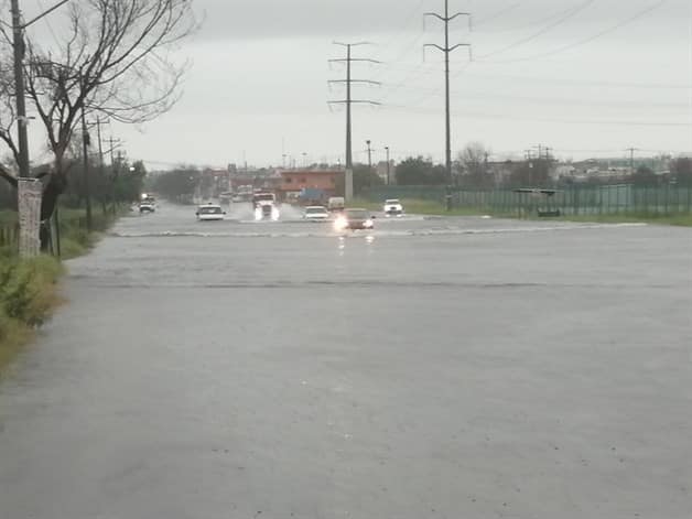 Inundado el acceso a Jarachina Sur