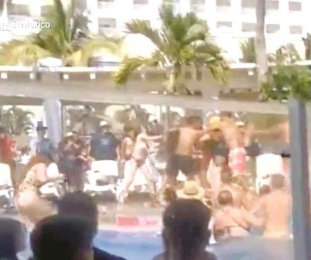 Escenifican una batalla campal en un hotel Escenifican una batalla campal en un hotel