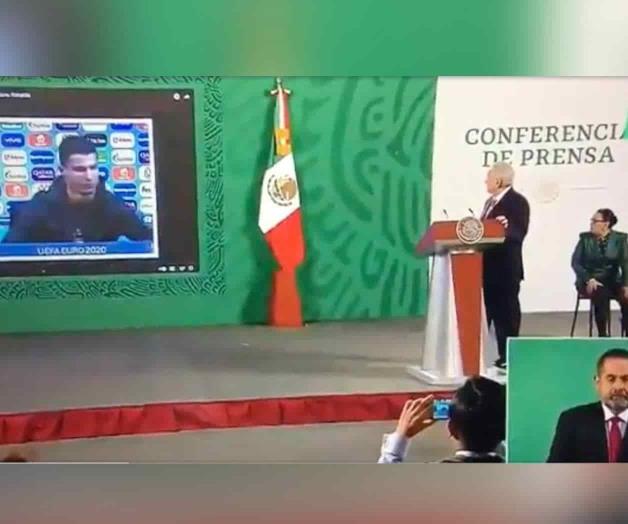 Simpatiza AMLO con Cristiano Ronaldo por mensaje de no beber refresco Simpatiza AMLO con Cristiano Ronaldo por mensaje de no beber refresco
