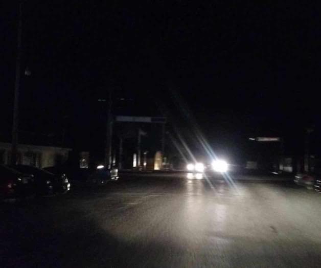 Permanecieron sin luz dos días Permanecieron sin luz dos días