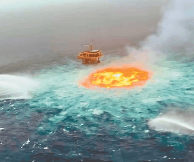 Pemex tiene 6 meses para presentar informe sobre incendio en Sonda de Campeche Pemex tiene 6 meses para presentar informe sobre incendio en Sonda de Campeche