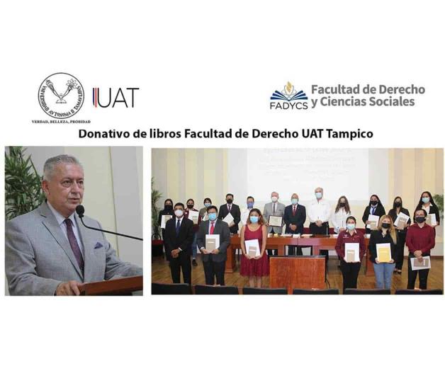 Donan libros a Derecho Tampico Donan libros a Derecho Tampico