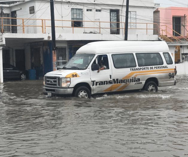 Causan inundaciones ausentismo en maquilas Causan inundaciones ausentismo en maquilas