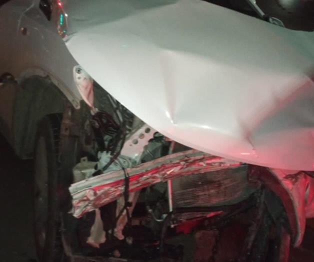 Choca al escapar de operativo vial Choca al escapar de operativo vial