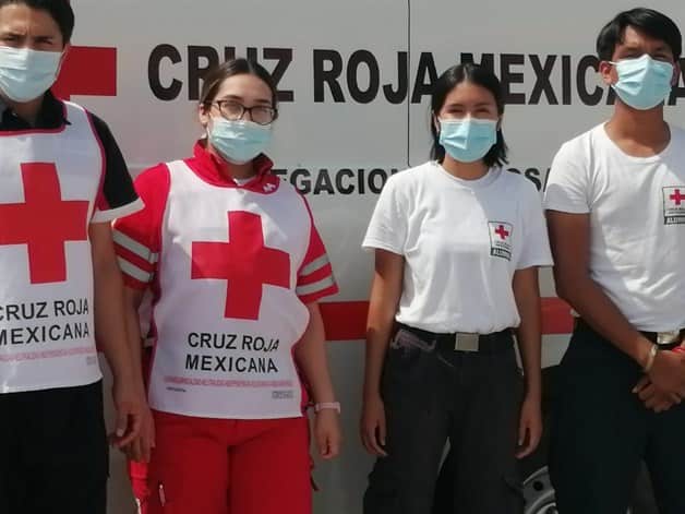 Apoya Cruz Roja jornada de vacunación anti-Covid