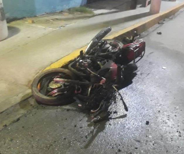 Muere motociclista Muere motociclista
