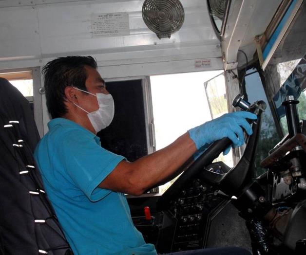 Presiona transporte a los usuarios con cubrebocas Presiona transporte a los usuarios con cubrebocas