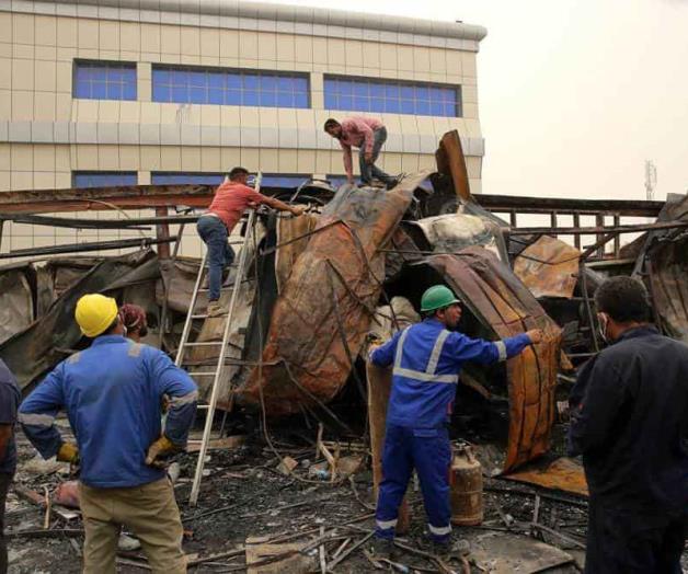 El número de muertos aumenta a 92 en un incendio en el pabellón de coronavirus en Irak El número de muertos aumenta a 92 en un incendio en el pabellón de coronavirus en Irak