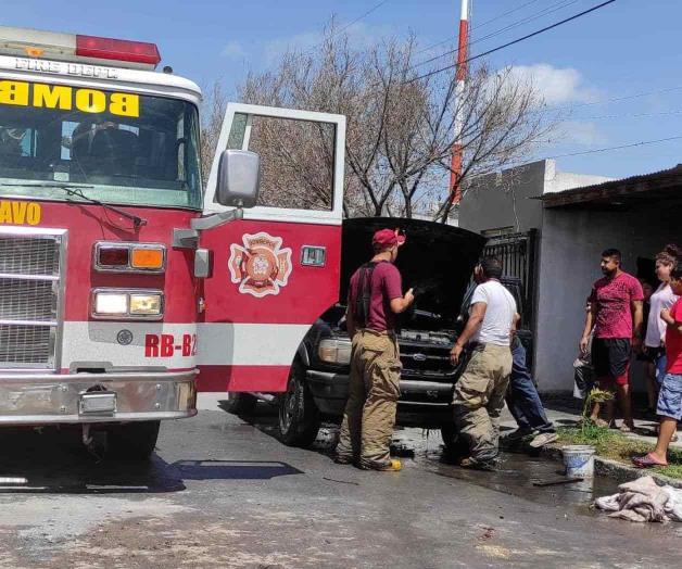 Arde camioneta Arde camioneta