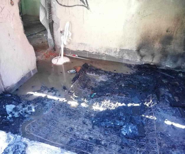 Controlan bomberos incendio en vivienda Controlan bomberos incendio en vivienda