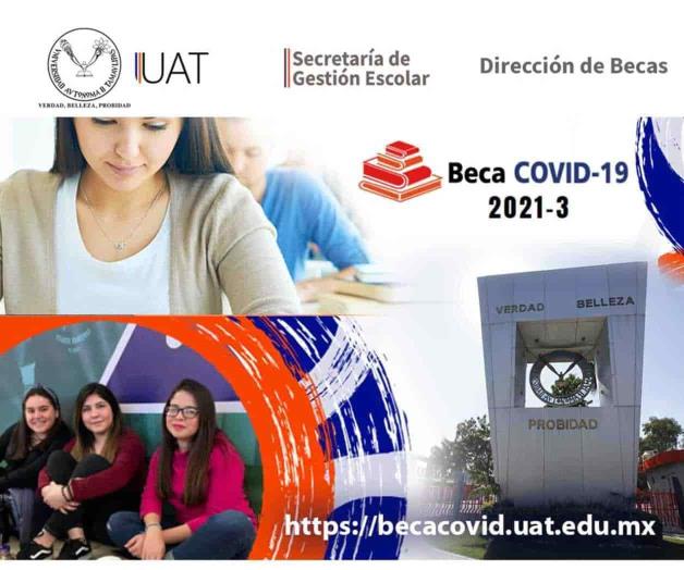Ofrece UAT beca Covid Ofrece UAT beca Covid