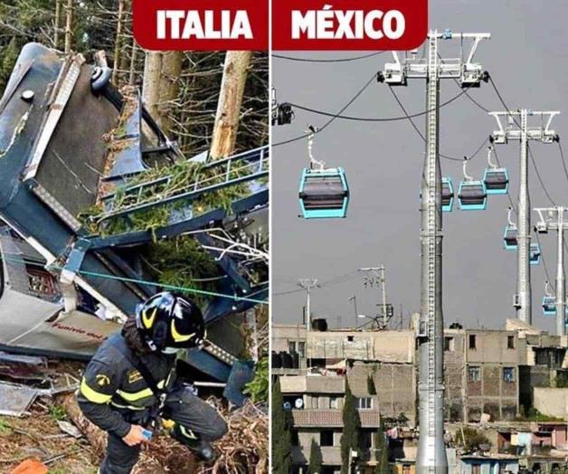 En Italia indagan tragedia y en México opera Cablebús