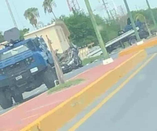 Se enfrentan GOPES a delincuentes en Miguel Alemán Se enfrentan GOPES a delincuentes en Miguel Alemán