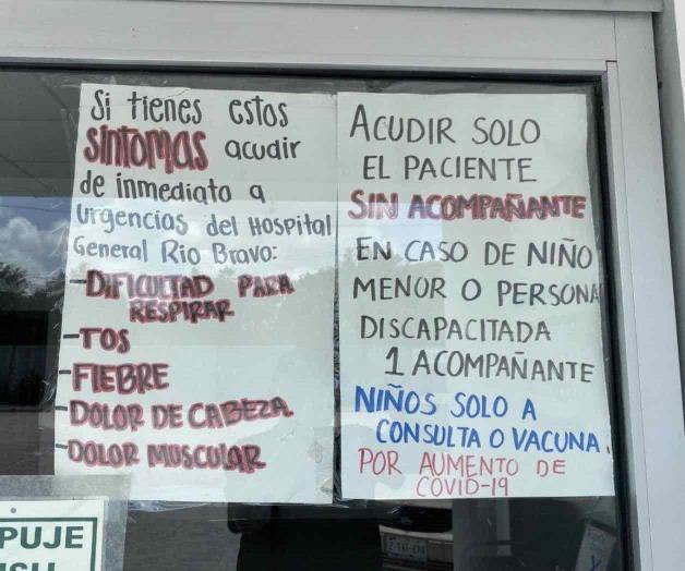 Restringen accesos a centros de salud; sólo el paciente puede ingresar Restringen accesos a centros de salud; sólo el paciente puede ingresar