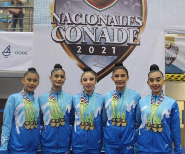 Gimnasia rítmica se baña de oro Gimnasia rítmica se baña de oro