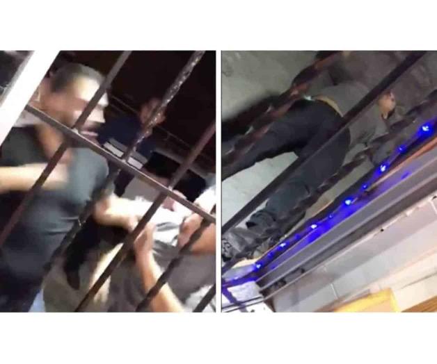 Un hombre defiende a una mujer de acosadores y se viraliza como El Caballero del Amor (Video)