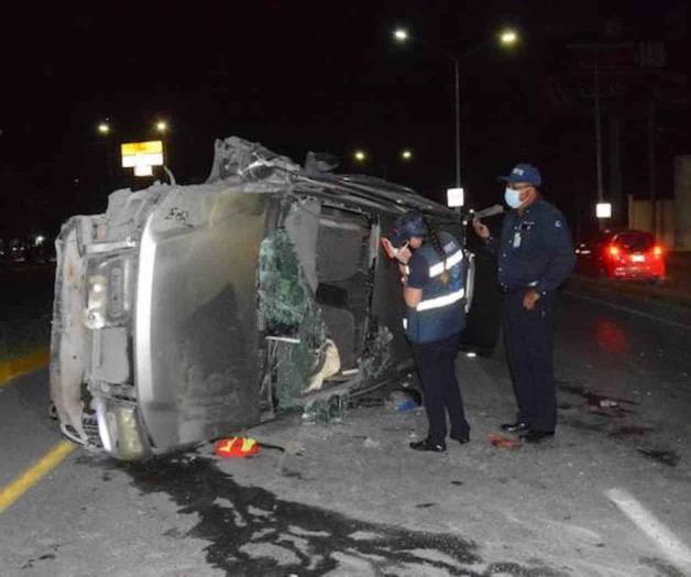 Protagoniza alcohol el choque/volcadura