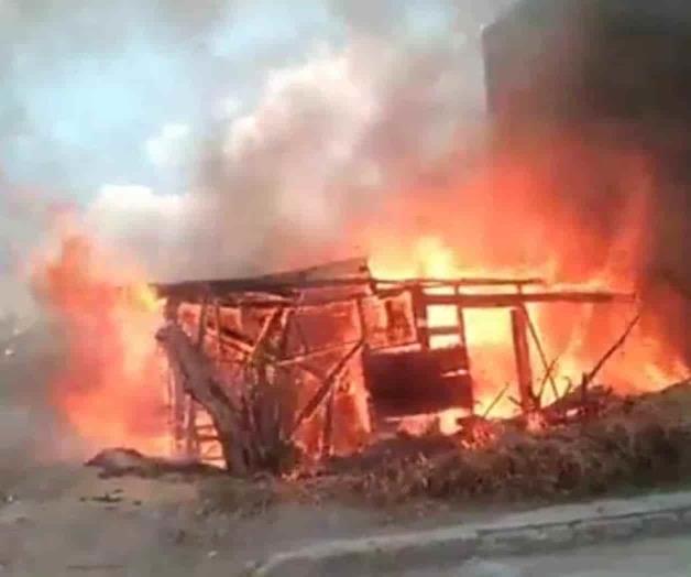 Consume fuego vivienda