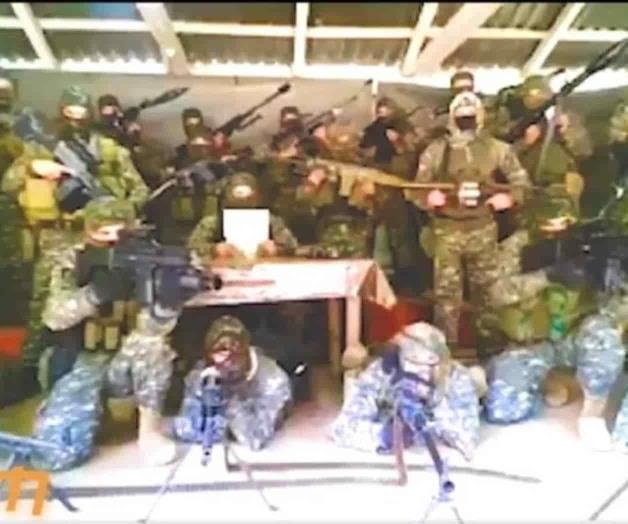 Miembros del CJNG amenazan al Ejército y GN Miembros del CJNG amenazan al Ejército y GN