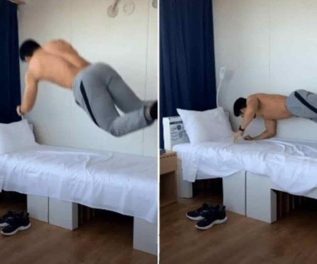 Aguantan brinco camas ‘antisexo’ Aguantan brinco camas ‘antisexo’