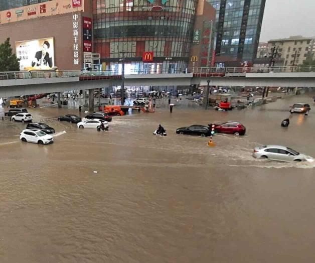 Torrenciales aguaceros causan inundaciones en China Torrenciales aguaceros causan inundaciones en China