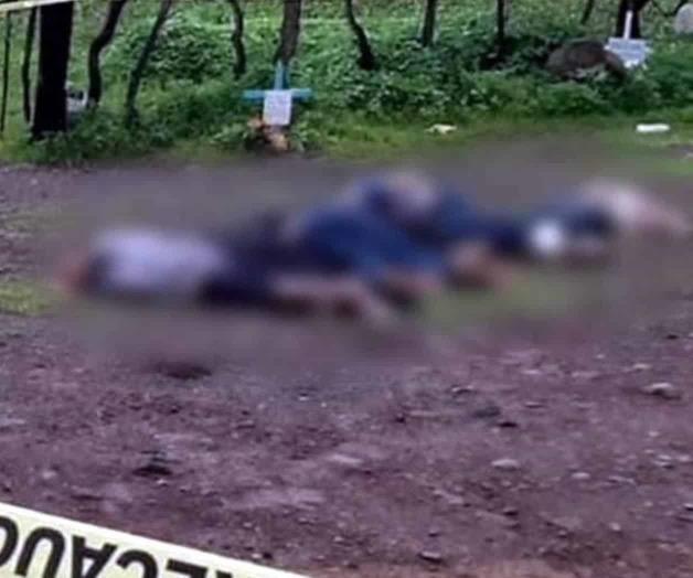 Hallan cinco cuerpos en Tangamandapio, Michoacán Hallan cinco cuerpos en Tangamandapio, Michoacán