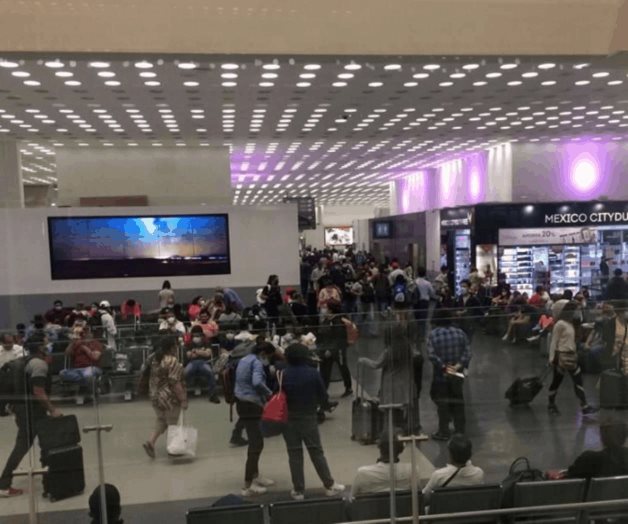 Sufren 22 vuelos demoras por falla de red en AICM Sufren 22 vuelos demoras por falla de red en AICM