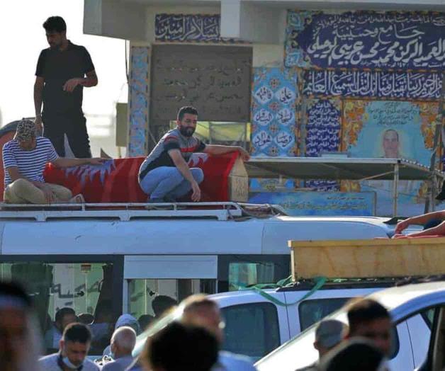 Entierran a víctimas de bomba Entierran a víctimas de bomba