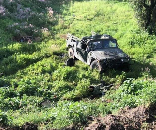 Volcadura deja un militar muerto y dos heridos en Puebla Volcadura deja un militar muerto y dos heridos en Puebla