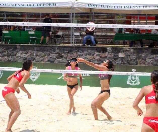 Buena jornada en el voleibol de playa Buena jornada en el voleibol de playa