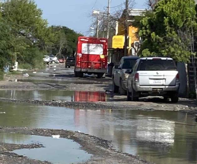 Piden rehabilitar calle Piden rehabilitar calle