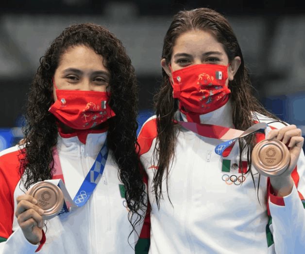 Bronce para México en clavados sincronizados femenil en plataforma Bronce para México en clavados sincronizados femenil en plataforma