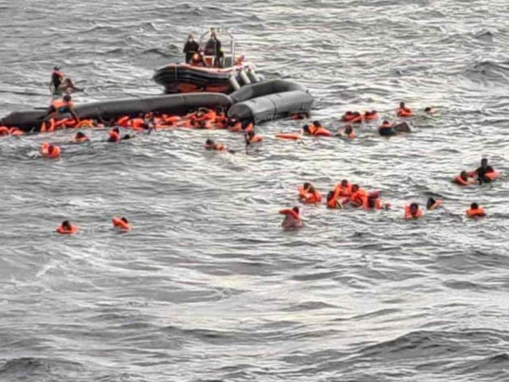 Naufraga un barco con migrantes; 57 muertos Naufraga un barco con migrantes; 57 muertos