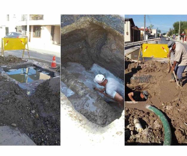 Por fugas y fallas cortan el agua