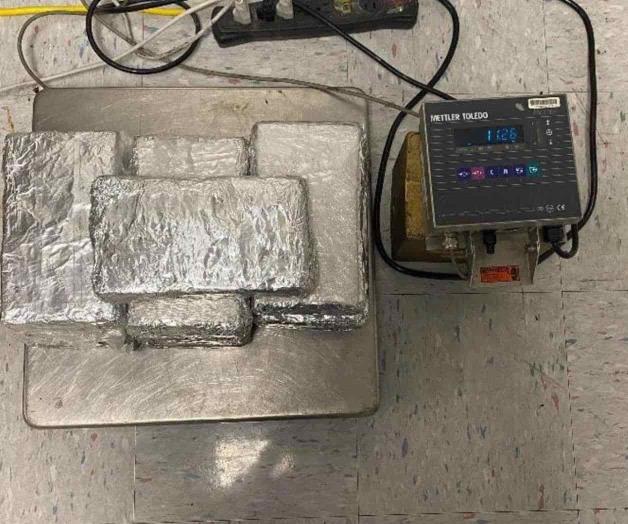 Lo detienen con cocaína valuada en 191 mil dólares Lo detienen con cocaína valuada en 191 mil dólares