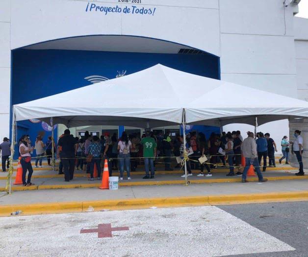 Baja intensidad en filas para vacuna anti-Covid Baja intensidad en filas para vacuna anti-Covid