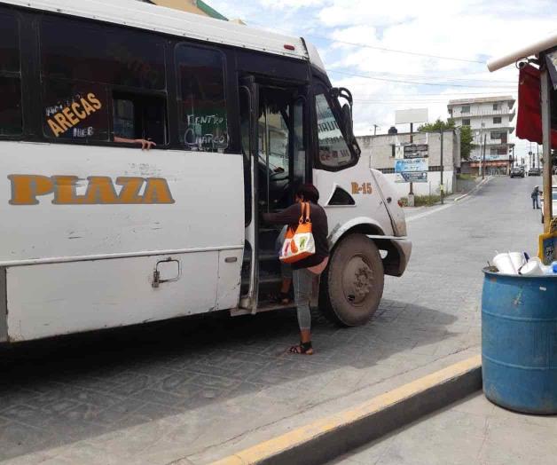 Baja demanda en transporte