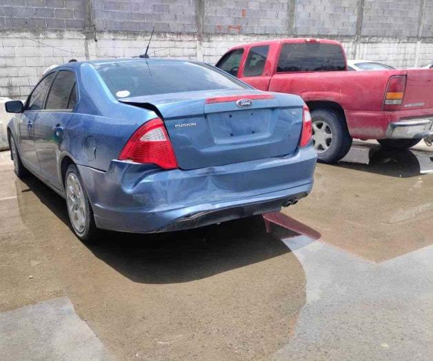 Mujer herida en accidente